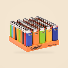 BIC LIGHTERS - 50CT — original product image on beige