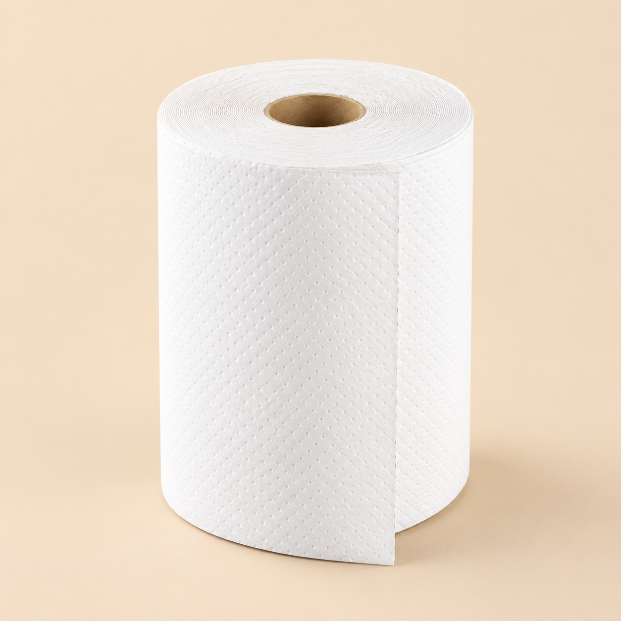 KITCHEN TOWEL 4 PACK OF 6 ROLLS 168 SHEETS - 24 CT — illustrative studio photo on beige