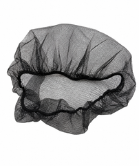 HAIR NET LATEX FREE NYLON BLACK - 144CT