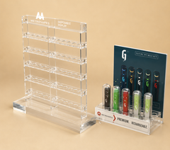 VAPE DISPLAY WITH LED 18 X 32 X 8 SHELF