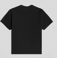 BLACK T-SHIRT ROUND NECK - NO XCHANGE / NO RETURN