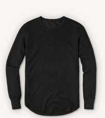 BLACK THERMAL ROUND NECK - NO XCHANGE / NO RETURN