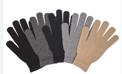 UNISEX POLY MAGIC GLOVES ASST. COLOR-12ct