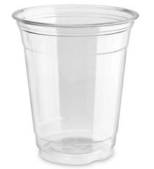 12oz CLEAR PET CUPS - 1000CT - PRINTED