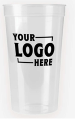 32oz LOGO PRINTED CUPS - 300CT