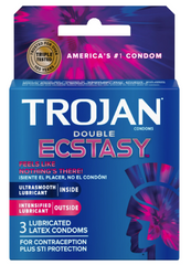 TROJAN DOUBLE ECSTASY 3CT - NO RETURN / NO EXCHANGE