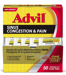 ADVIL SINUS- 50CT - (NO EXCHANGE / NO RETURN )