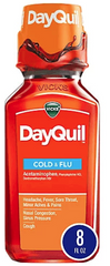DAYQUIL COLD & FLU LIQUID 8OZ