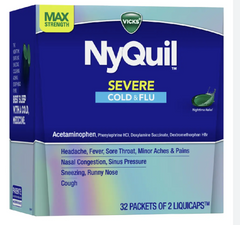 NYQUIL  SEVERE COLD AND FLU - 32PK / 2 LIQUI CAPS
