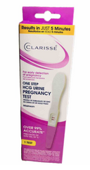 PREGNANCY TEST KIT - 1 TEST  5 MIN (NO EXCHANGE / NO RETURN )