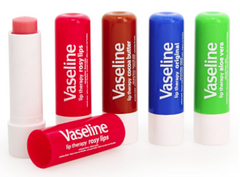 VASELINE LIP THERAPY  BLISTER PACK    0.16oz   (  ALEO VERA , COCO BUTTER , ORIGINAL & ROSY LIPS )  12CT