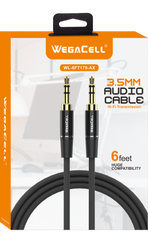 WEGACELL EAR PHONE CABLE BOX PACK - 6 FT