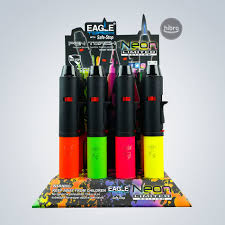EAGLE TORCH LIGHTERS NEON - 15CT