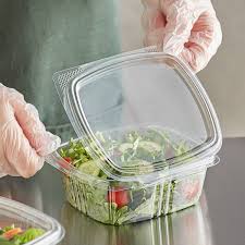 12 oz R PET CLEAR HINGED DELI CONT. 200CT