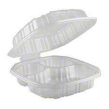 24oz R PET CLEAR HINGED LID DELI CONT. RPTHLD24 - 200CT