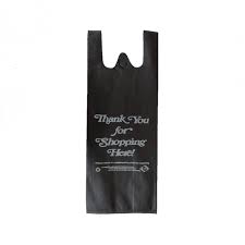 6.5 X 4.5 500ct BLACK THANK YOU LIQUOR BAG