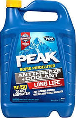 ANTIFREEZE PLUS COOLANT 1 GAL. 50/50 PEAK  6CT  ( NO RETURN / NO EXCHANGE /  NO EXCEPTION )