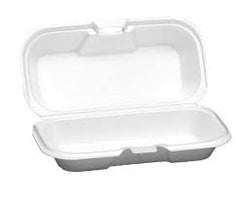 72HT1 HOT DOG FOAM HINGED CONT. - 500/CS