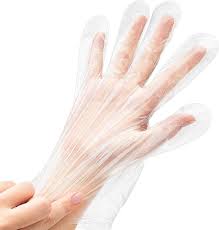 CLEAR POLY GLOVES 12 / 100 PER BOX  (NO EXCHANGE / NO RETURN )