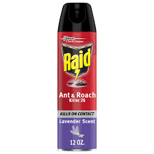 RAID ANT & ROACH KILLER (LAVENDER) - 12oz -1ct