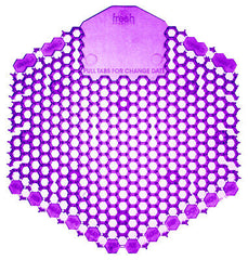 3WDS-F-11 FABULOUS WAVE 3D URINAL SCREEN LAVENDER-2CT