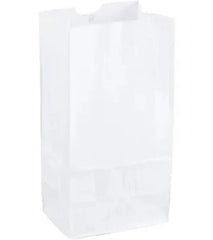 # 4 WHITE PAPER BAGS 500 CT.