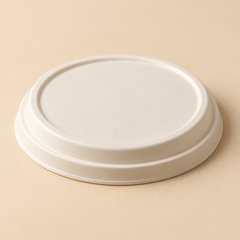 16oz BOWL LID BIO DEGRADABLE - 600CT — beige studio product photo