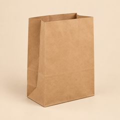 Illustrative mockup: 8 X 4.5 X 10 BROWN PAPER BAG