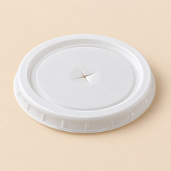 32 - 44ozoz FOAM CUPS LIDS - 1000CT. — illustrative mockup on beige background