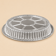 9-inch aluminum dome lid, full product view on a beige background