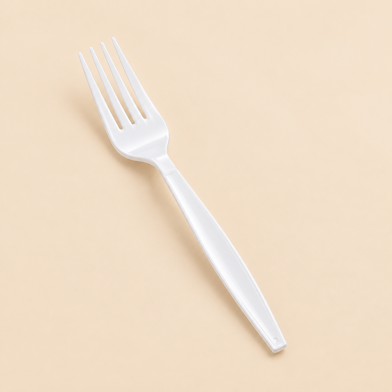FORK HEAVY 1000 CT.(WHITE) — beige studio product photo