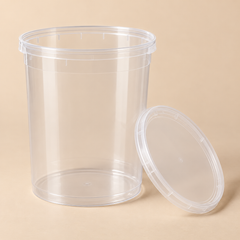 64oz SOUP CONTAINER COMBO - 120CT — beige studio product photo