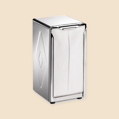 TALL FOLD NAPKIN DISPENSER -NO RETURN / NO EXCHANGE — full product view on beige background