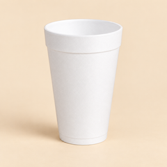 F32 32oz HOT/COLD FOAM CONT. - 250CT — beige studio product photo