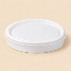 FL4V 4oz FOAM CONT. LIDS - 1000CT — beige studio product photo
