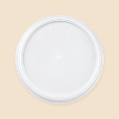 4oz FOAM CUPS LIDS - 1000CT — full product view on beige background