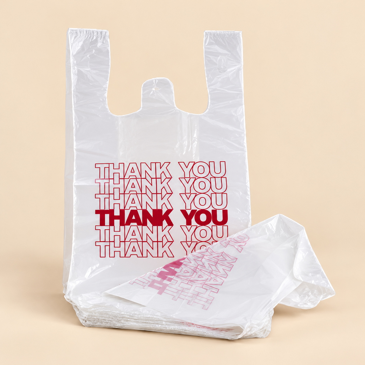 THANK YOU MEDIUM 1000 CT. — beige studio product photo