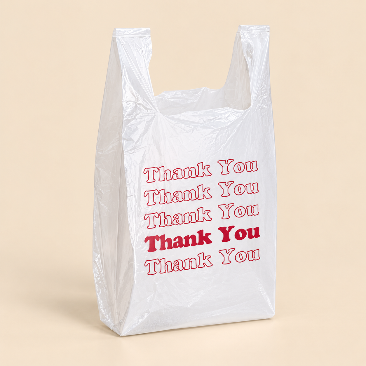 THANK YOU SMALL 1000 CT. — beige studio product photo