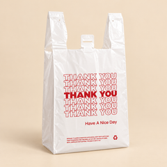 12 X 7 X 23 THANK YOU EXTRA LARGE HD 500 CT. — beige studio product photo
