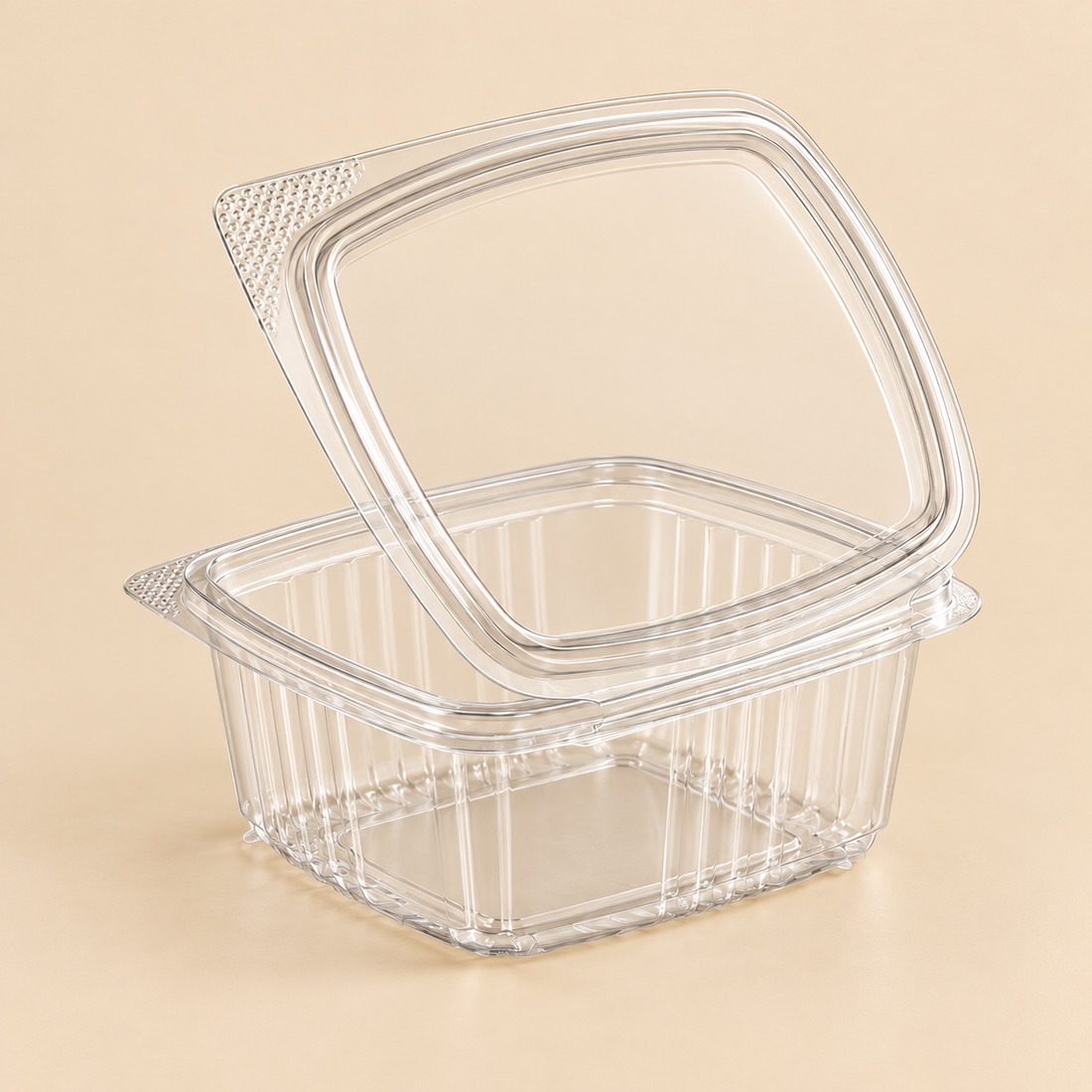 Clear Hinged Containers