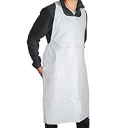 DISPOSABLE POLY APRONS HD - 28' X 46' 1 MIL- 100ct