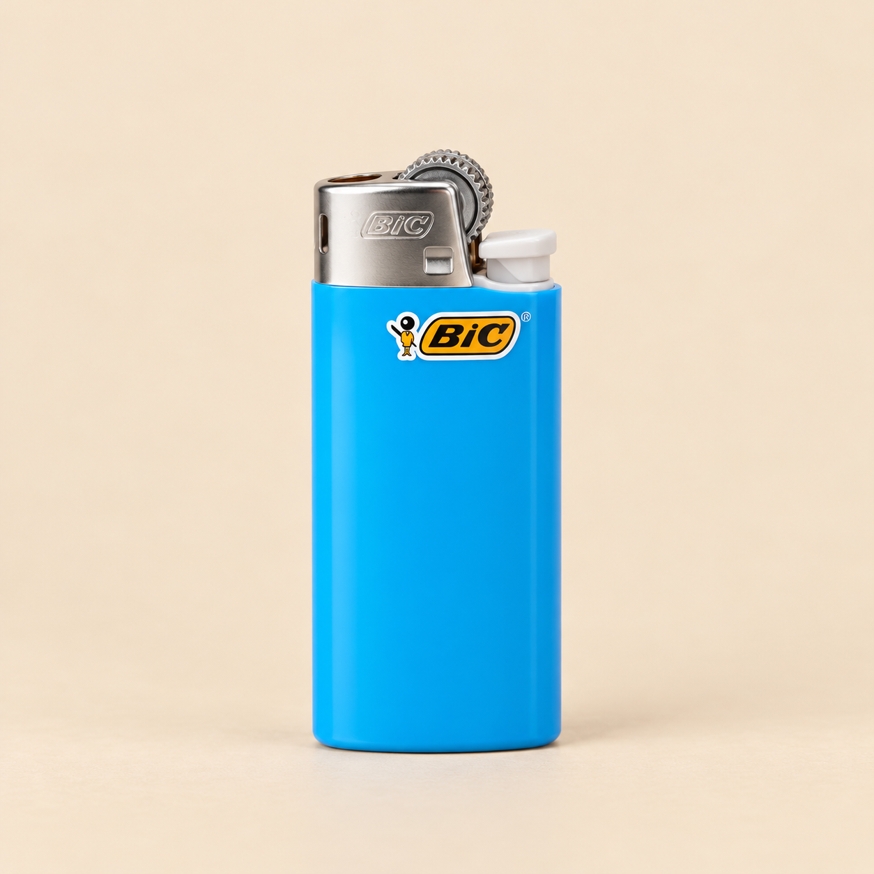 BIC LIGHTERS MINI - 50CT — representative studio product mockup on beige