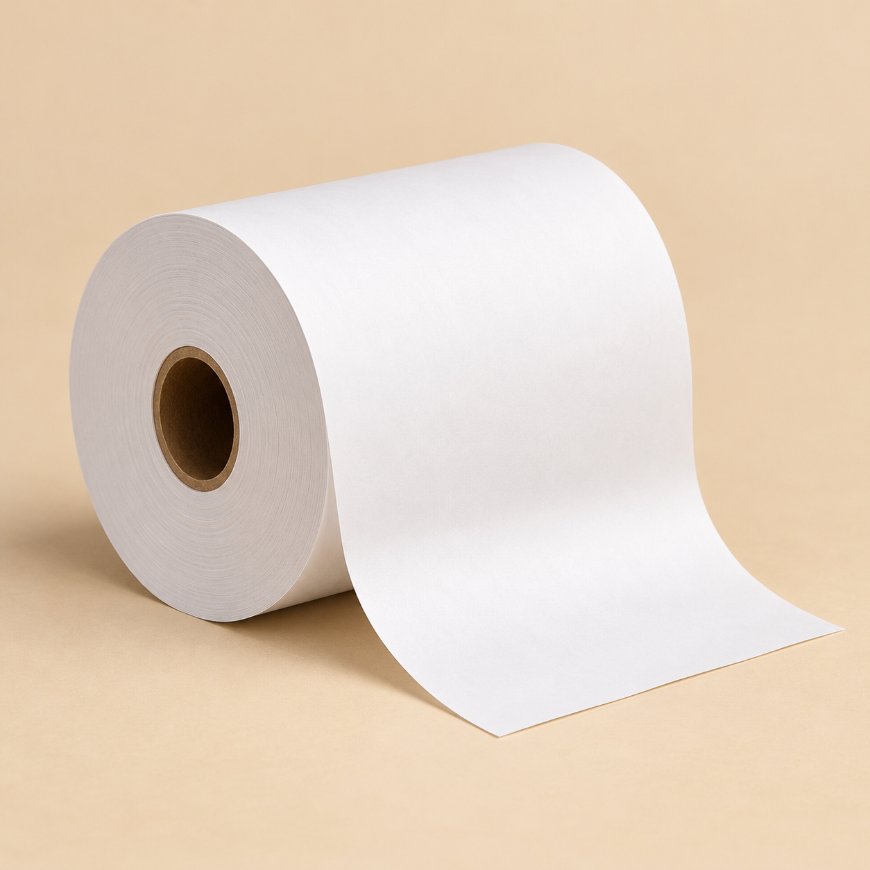 44MM X 230 THERMAL 50 CT. — illustrative studio photo on beige