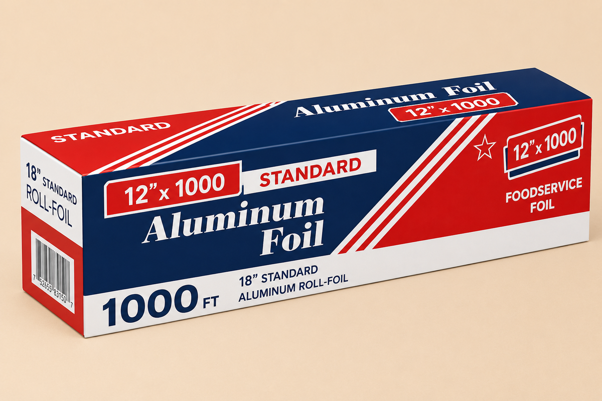 ALUMINUM FOIL STD 12X1000