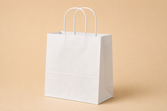 # 12 WHITE PAPER BAGS 500 CT.