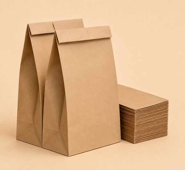 # 4 BROWN PAPER BAG-500CT - IMP