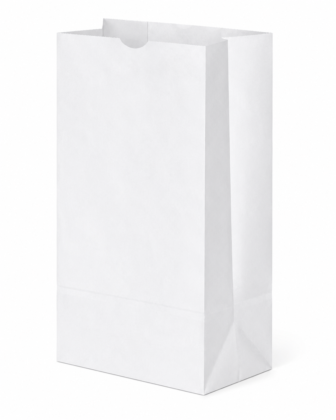 # 4 WHITE PAPER BAGS 500CT   - IMP