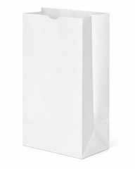 # 4 WHITE PAPER BAGS 500CT   - IMP