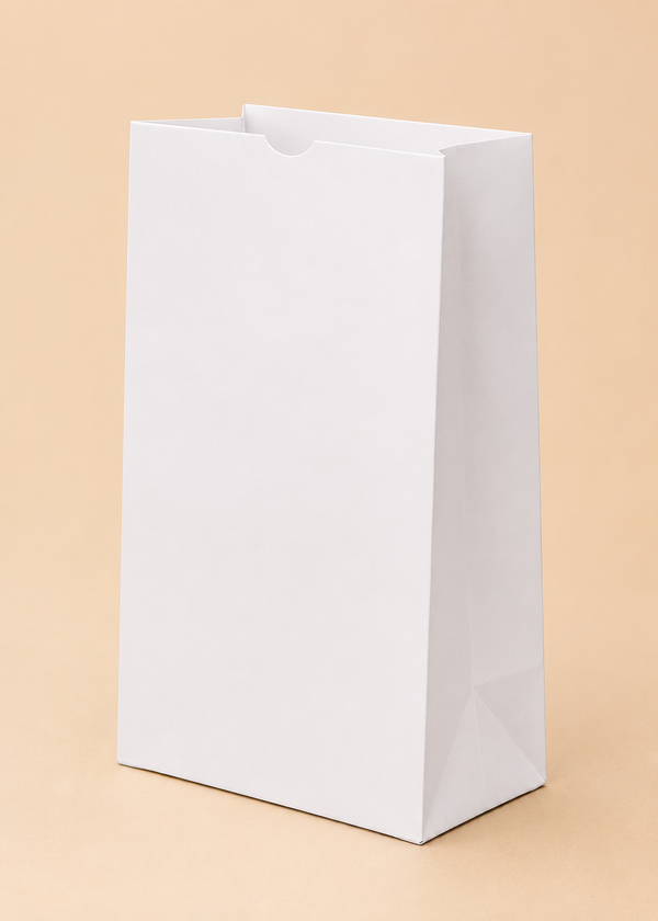 # 6 WHITE PAPER BAG  500CT - IMP