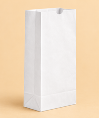 # 2 WHITE PAPER BAGS 500 CT.